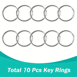 Planet Gates 20PCS Swivel Clasps Lanyard Snap Hooks with Key Rings Key Chain Clip Hooks Lobster Claw Clasps for Keychains Jewelry DIY Crafts