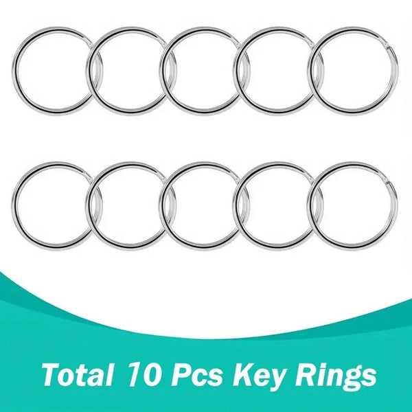 Planet Gates 20PCS Swivel Clasps Lanyard Snap Hooks with Key Rings Key Chain Clip Hooks Lobster Claw Clasps for Keychains Jewelry DIY Crafts