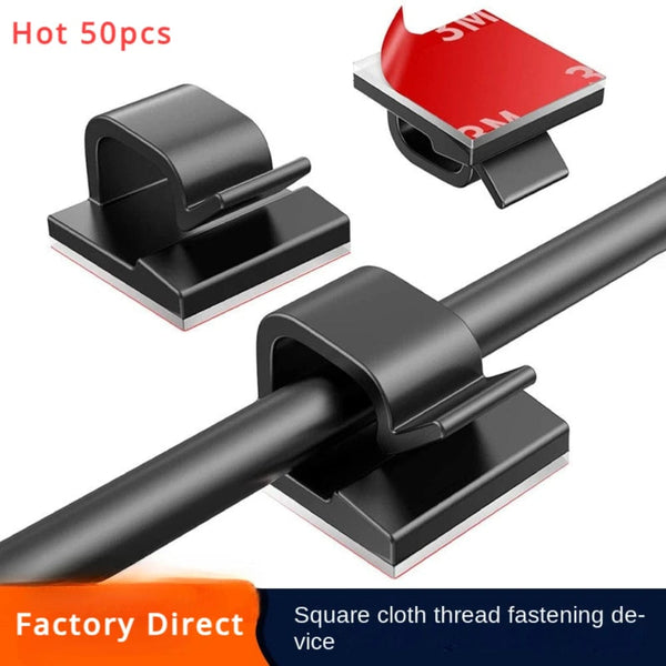 Planet Gates 20PCS-Transparent 10/50PCS Cable Management Clip Guiding Line Wire Arrangement Protector Fixations Cord Holder Clearance WINDER Clips Attache Home