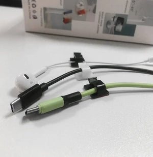 Planet Gates 20PCS-Transparent 10/50PCS Cable Management Clip Guiding Line Wire Arrangement Protector Fixations Cord Holder Clearance WINDER Clips Attache Home