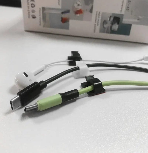 Planet Gates 20PCS-Transparent 10/50PCS Cable Management Clip Guiding Line Wire Arrangement Protector Fixations Cord Holder Clearance WINDER Clips Attache Home