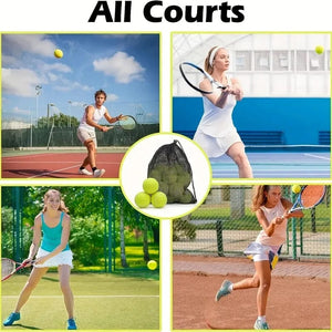 Planet Gates 20PCS Wholesale 20Pcs Soft Elastic Low Compression Tennis Balls, Stage Pressure, Bulk Training Tools, Outdoor, Youth Practice, Beginner Practice