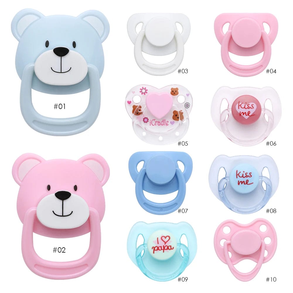 Planet Gates 20Styles Cute Doll Magnet Pacifier Simulation Lovely New Baby Kids Toy Dummy Nipples DIY Handmade Accessories Doll Supplies