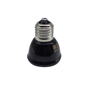 Planet Gates 20W Mini Infrared Ceramic Heating Lamp, Heat Emitter Light Bulb, Pet Reptile, Tortoise Terrapin, Small Pets, 20W, 40W, 60W, 80W