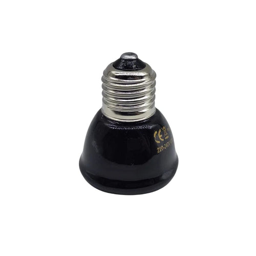Planet Gates 20W Mini Infrared Ceramic Heating Lamp, Heat Emitter Light Bulb, Pet Reptile, Tortoise Terrapin, Small Pets, 20W, 40W, 60W, 80W