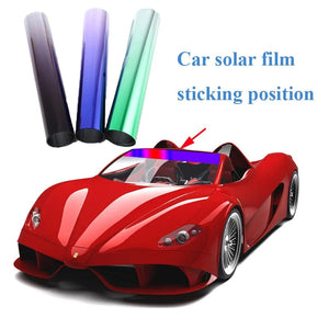 Planet Gates 20X150cm Car Sun Shade Front Windshield Sunshade Protector Solar Window Tint Film Heat Insulation Color Changing Film Universal