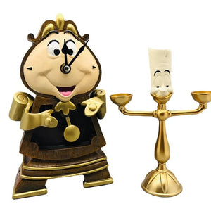 Planet Gates 20x15x6cm B Disney Beauty And The Beast Cogsworth Mr Clock 24cm Action Figure Figurine Collection Decoration Toys Pvc Model Christmas Gifts