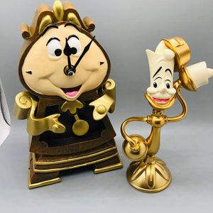 Planet Gates 20x15x6cm B Disney Beauty And The Beast Cogsworth Mr Clock 24cm Action Figure Figurine Collection Decoration Toys Pvc Model Christmas Gifts