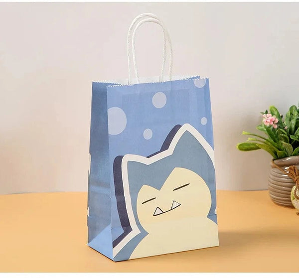 Planet Gates 21 15 8cm / 12pcs 12Pcs/Set New Pokemon Pikachu Party Supplies Gift Bag flat pocket Children Cartoon Theme Happy Birthday Candy Bag Toys Supplies