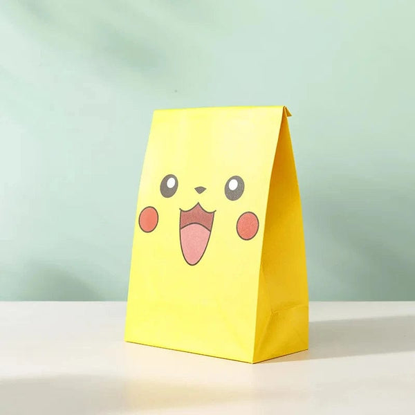 Planet Gates 21 15 8cm / 12pcs 12Pcs/Set New Pokemon Pikachu Party Supplies Gift Bag flat pocket Children Cartoon Theme Happy Birthday Candy Bag Toys Supplies