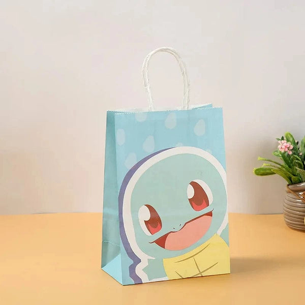 Planet Gates 21 15 8cm / 12pcs 12Pcs/Set New Pokemon Pikachu Party Supplies Gift Bag flat pocket Children Cartoon Theme Happy Birthday Candy Bag Toys Supplies