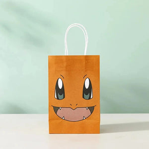 Planet Gates 21 15 8cm / 12pcs 12Pcs/Set New Pokemon Pikachu Party Supplies Gift Bag flat pocket Children Cartoon Theme Happy Birthday Candy Bag Toys Supplies