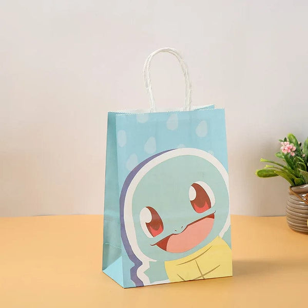 Planet Gates 21 15 8cm / 12pcs 12Pcs/Set New Pokemon Pikachu Party Supplies Gift Bag flat pocket Children Cartoon Theme Happy Birthday Candy Bag Toys Supplies