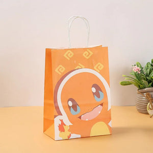 Planet Gates 21 15 8cm / 12pcs 12Pcs/Set New Pokemon Pikachu Party Supplies Gift Bag flat pocket Children Cartoon Theme Happy Birthday Candy Bag Toys Supplies