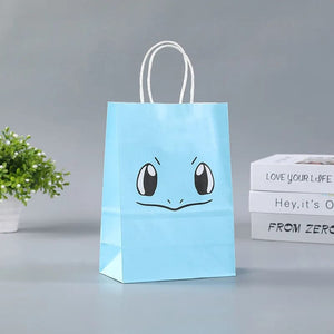 Planet Gates 21 15 8cm / 12pcs 12Pcs/Set New Pokemon Pikachu Party Supplies Gift Bag flat pocket Children Cartoon Theme Happy Birthday Candy Bag Toys Supplies
