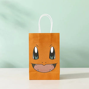 Planet Gates 21 15 8cm / 12pcs 12Pcs/Set New Pokemon Pikachu Party Supplies Gift Bag flat pocket Children Cartoon Theme Happy Birthday Candy Bag Toys Supplies