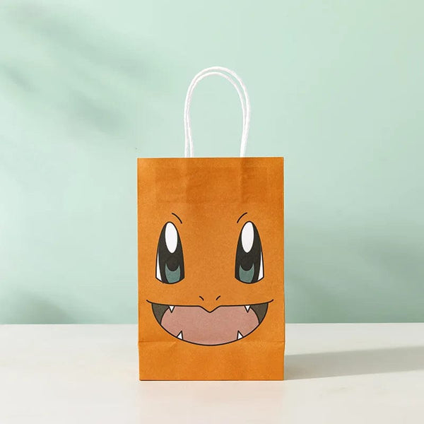 Planet Gates 21 15 8cm / 12pcs 12Pcs/Set New Pokemon Pikachu Party Supplies Gift Bag flat pocket Children Cartoon Theme Happy Birthday Candy Bag Toys Supplies