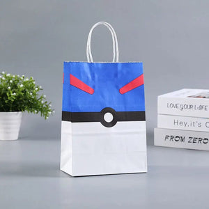 Planet Gates 21 15 8cm / 12pcs 12Pcs/Set New Pokemon Pikachu Party Supplies Gift Bag flat pocket Children Cartoon Theme Happy Birthday Candy Bag Toys Supplies