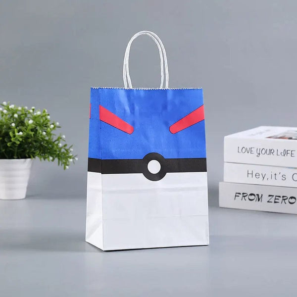 Planet Gates 21 15 8cm / 12pcs 12Pcs/Set New Pokemon Pikachu Party Supplies Gift Bag flat pocket Children Cartoon Theme Happy Birthday Candy Bag Toys Supplies