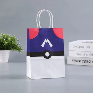 Planet Gates 21 15 8cm / 12pcs 12Pcs/Set New Pokemon Pikachu Party Supplies Gift Bag flat pocket Children Cartoon Theme Happy Birthday Candy Bag Toys Supplies