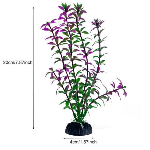 Planet Gates 21 Artificial Aquarium Decor Plants Plastic Aquatic Plants Underwater Plants Aquarium Accessories Decoration Piante Acquario