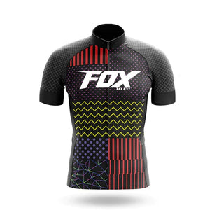 Planet Gates 21 / XXL 2024 fox teleyi Cycling Bib Shorts Men's MTB Bike Jersey Clothing Summer Complete Racing Bicycle Clothes Quick-Dry Sports Set