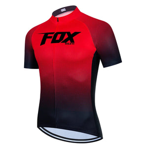 Planet Gates 21 / XXL 2024 fox teleyi Cycling Bib Shorts Men's MTB Bike Jersey Clothing Summer Complete Racing Bicycle Clothes Quick-Dry Sports Set