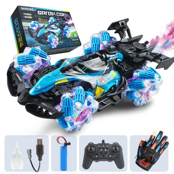 Planet Gates 21016RC CAR-2 1 Colorful lights spray stunt racing 4WD shift 2.4G wireless gesture induction racing race remote control toy car
