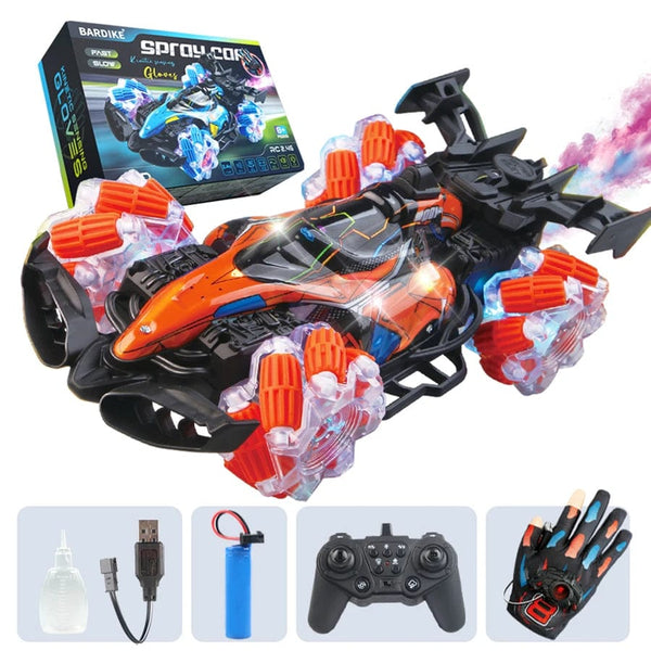 Planet Gates 21016RC CAR-2 2 Colorful lights spray stunt racing 4WD shift 2.4G wireless gesture induction racing race remote control toy car
