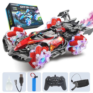 Planet Gates 21016RC CAR-2- Colorful lights spray stunt racing 4WD shift 2.4G wireless gesture induction racing race remote control toy car