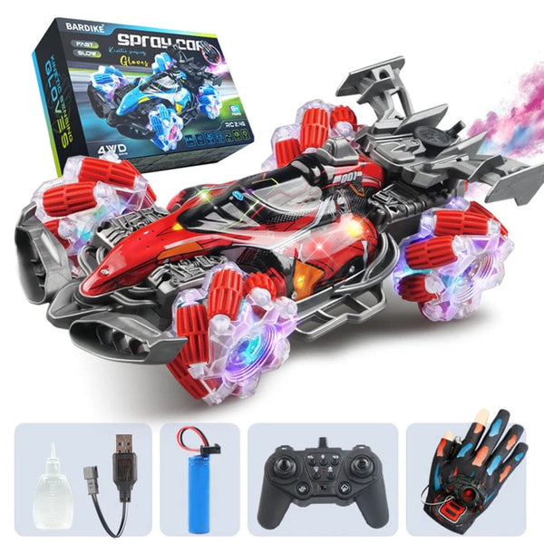 Planet Gates 21016RC CAR-2 Colorful lights spray stunt racing 4WD shift 2.4G wireless gesture induction racing race remote control toy car
