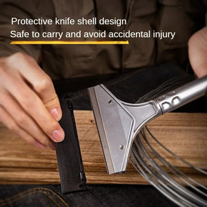 Planet Gates 210mm Shovel Blade B Deli New Good Quality Stainless Steel Wallpaper Paint Tiles Flooring Scraper 600 mm Remover With Blade Household Cleaning Tools