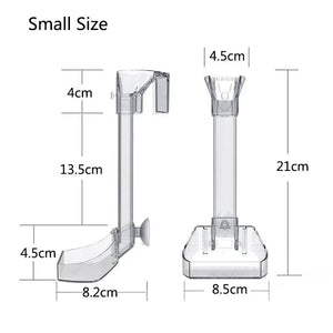 Planet Gates 21cm 1Set Acrylic Aquarium Feeder Tube Dish Transparent Fish Tank Shrimp Snail Shrimp Food Feeder Bowl Aquarium Feeding Accessories