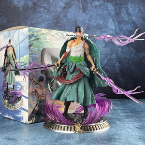 Planet Gates 21cm Zoro No box New One Piece Anime Figure Bath Blood Roronoa Zoro PVC 21cm Action Figure Collection Exquisite Model Birthday Gifts Figurine
