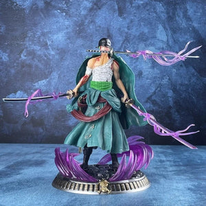 Planet Gates 21cm Zoro No box New One Piece Anime Figure Bath Blood Roronoa Zoro PVC 21cm Action Figure Collection Exquisite Model Birthday Gifts Figurine