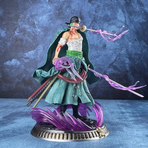 Planet Gates 21cm Zoro No box New One Piece Anime Figure Bath Blood Roronoa Zoro PVC 21cm Action Figure Collection Exquisite Model Birthday Gifts Figurine