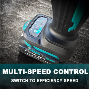 Planet Gates 21V Brushless Electric Impact Wrench 2000N.m Max Rechargable Wrench Handheld Power Tool for Makita 18v Battery(No Battery)
