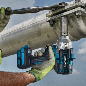 Planet Gates 21V Brushless Electric Impact Wrench 2000N.m Max Rechargable Wrench Handheld Power Tool for Makita 18v Battery(No Battery)