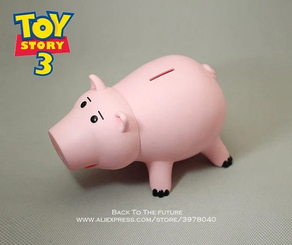 Planet Gates 21x13x13cm Disney Toy Story 4 Hamm the Piggy Bank Q Version 21cm PVC Pig Action Figures Mini Dolls Kids Toys Model for Children Gift