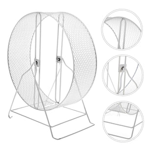 Planet Gates 21X15X23CM Wheel Hamster Exercise Running Small Silent Chinchilla Largehedgehog Guinea Ratgerbil Metal Pet Quiet S Animal