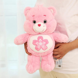 Planet Gates 22/33/45cm Care Bears Kawaii Plush Toys Pink Sakura Bear Lovely Cartoon Bear Soft Stuffed Dolls Girls Boys Cute Toys Gift