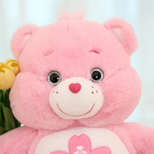 Planet Gates 22/33/45cm Care Bears Kawaii Plush Toys Pink Sakura Bear Lovely Cartoon Bear Soft Stuffed Dolls Girls Boys Cute Toys Gift