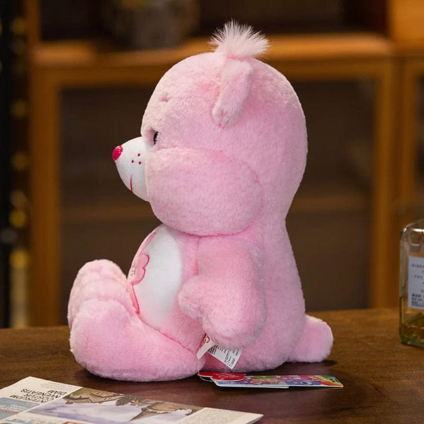 Planet Gates 22/33/45cm Care Bears Kawaii Plush Toys Pink Sakura Bear Lovely Cartoon Bear Soft Stuffed Dolls Girls Boys Cute Toys Gift