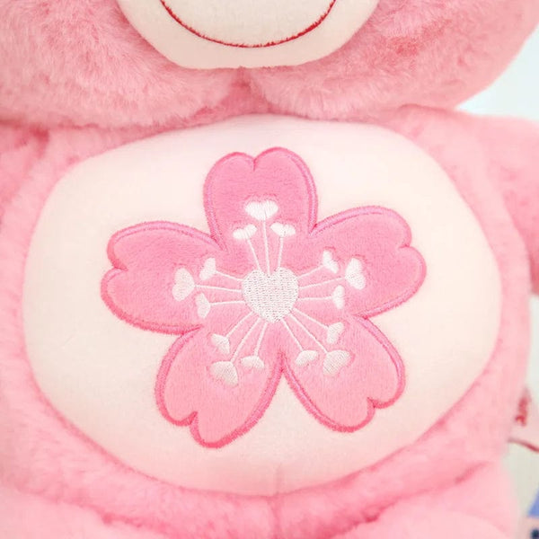 Planet Gates 22/33/45cm Care Bears Kawaii Plush Toys Pink Sakura Bear Lovely Cartoon Bear Soft Stuffed Dolls Girls Boys Cute Toys Gift