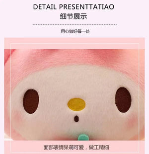 Planet Gates 22/35cm Sanrio Strawberry Kuromi Pillow Plush Toy Girls Soft Stuffed Animal Toys Strawberry Melody Doll Gift