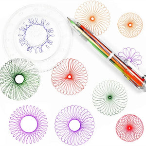 Planet Gates 22/4/1PC Spirograph Ruler Drawing Scratch Painting Toys Interlocking Gears Wheels Painting Drawing Accessories Educational Toy
