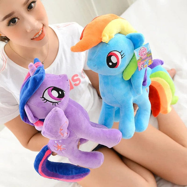 Planet Gates 22- 40cm My Little Pony Toy Stuffed Plush Doll Pinkie Pie Rainbow Dash Movie&TV Unicorn Toys Friendship Is Magic For Girls Gifts