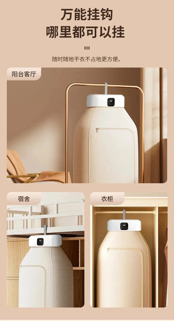 Planet Gates 220V 10kg Household Clothes Folding Dryer Multifunctional Clothing Care Hanging Ironing Machine LED Screen With Remote Control