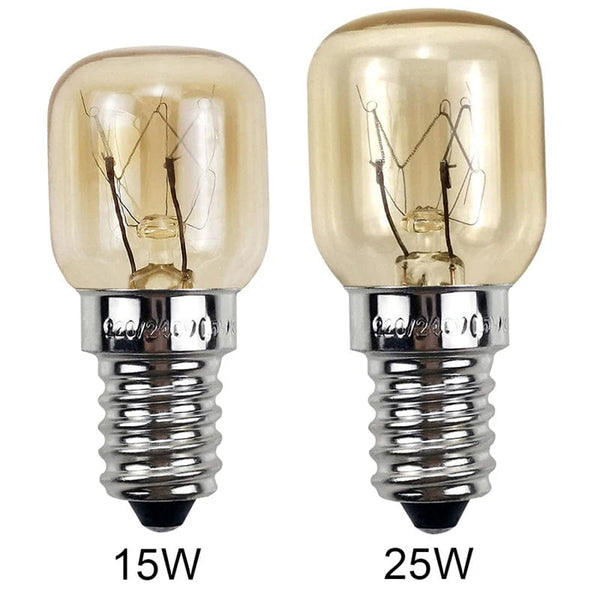 Planet Gates 220V High Temperature Bulb 15W 25W E14 300 Degree Microwave Oven Light Bulb Tungsten Filament Steamer Lamp Bulbs Salt Light Bulb