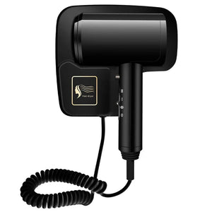 Planet Gates 220V Wall Mounted Hair Dryer Hotel Bathroom Hair Dryers Professional Constant Temperature Dryer with Holder Base Free Punching